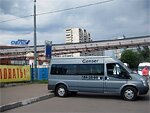 Бесплатный автобус Genser в пункт аренды автомобилей АрендаАвто-срн на ул.Добролюбова